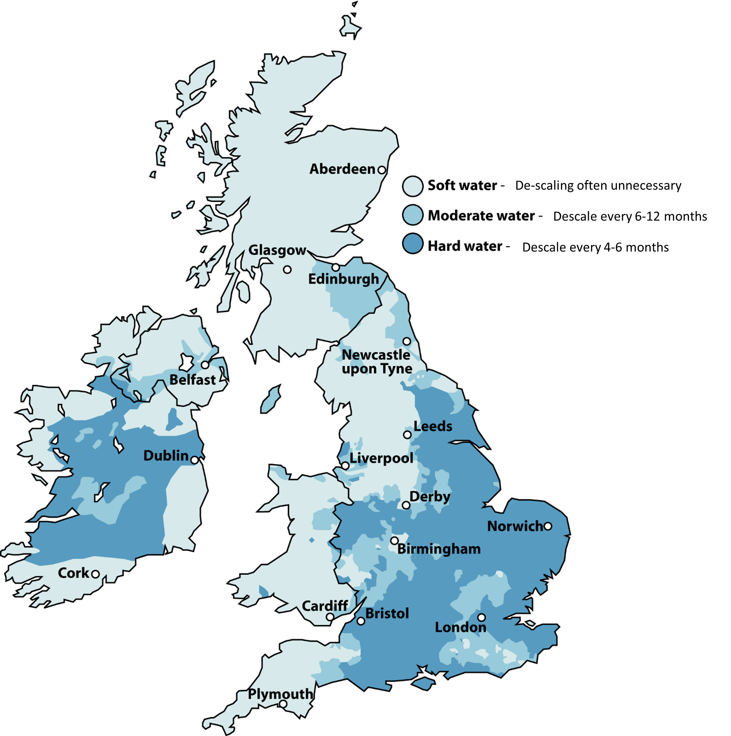 Hard Water map